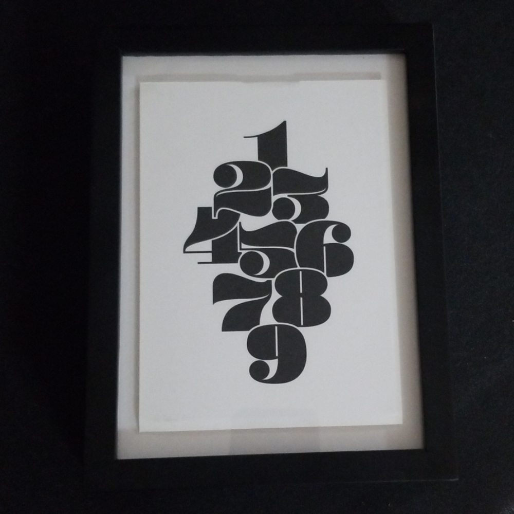 Framed wall art